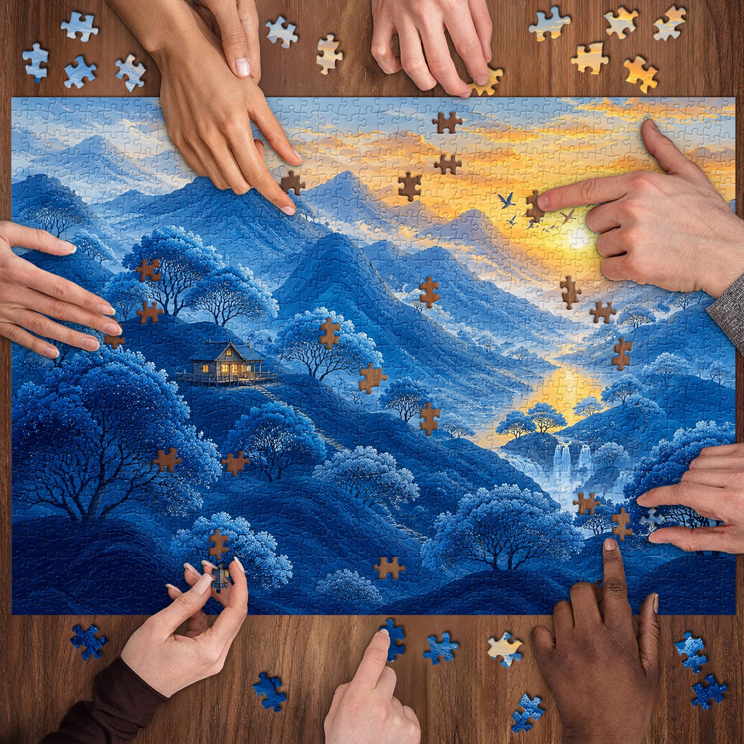 Sunrise Valley Jigsaw Puzzle 1000 Pieces