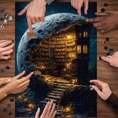 Moon Library Jigsaw Puzzle 1000 Pieces