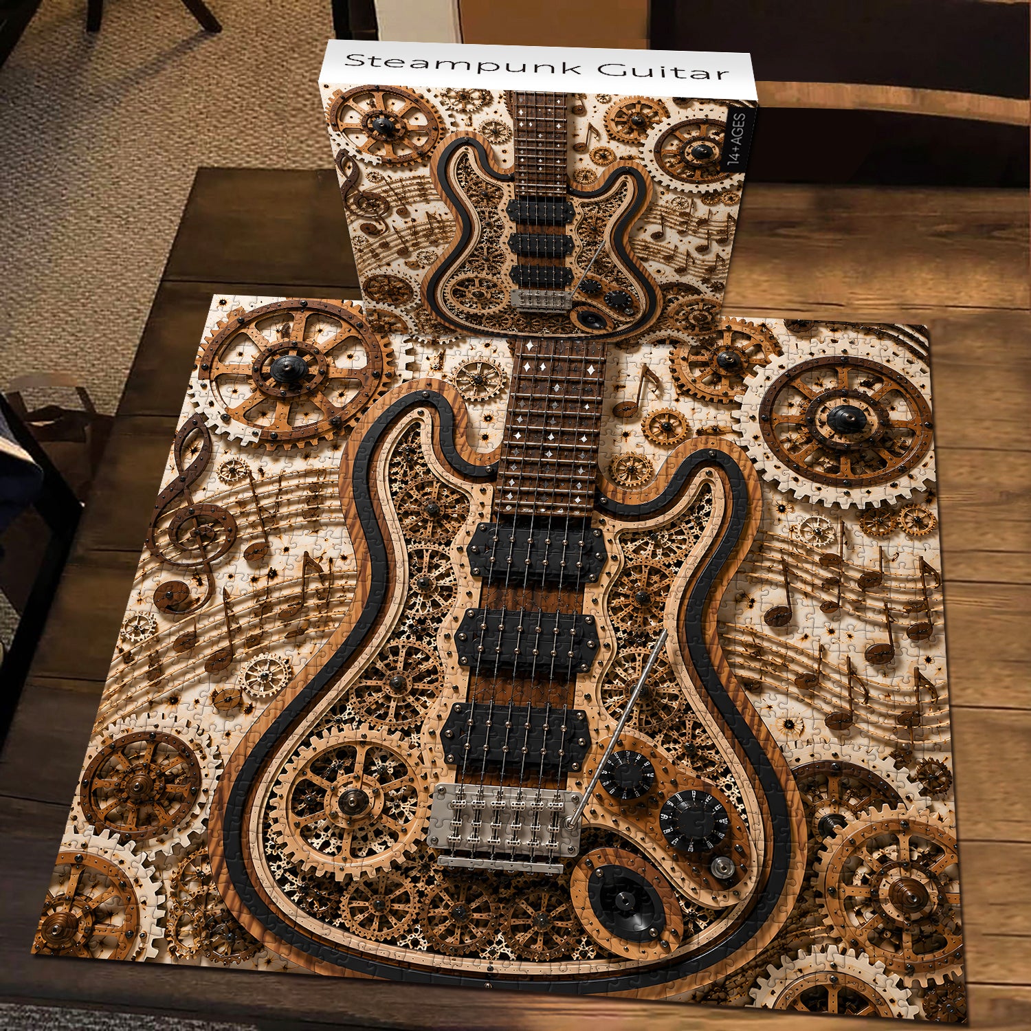 Puzzle per chitarra Steampunk da 1000 pezzi
