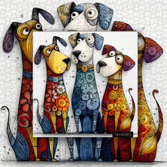 Lebendiges Pup Squad-Puzzle, 1000 Teile