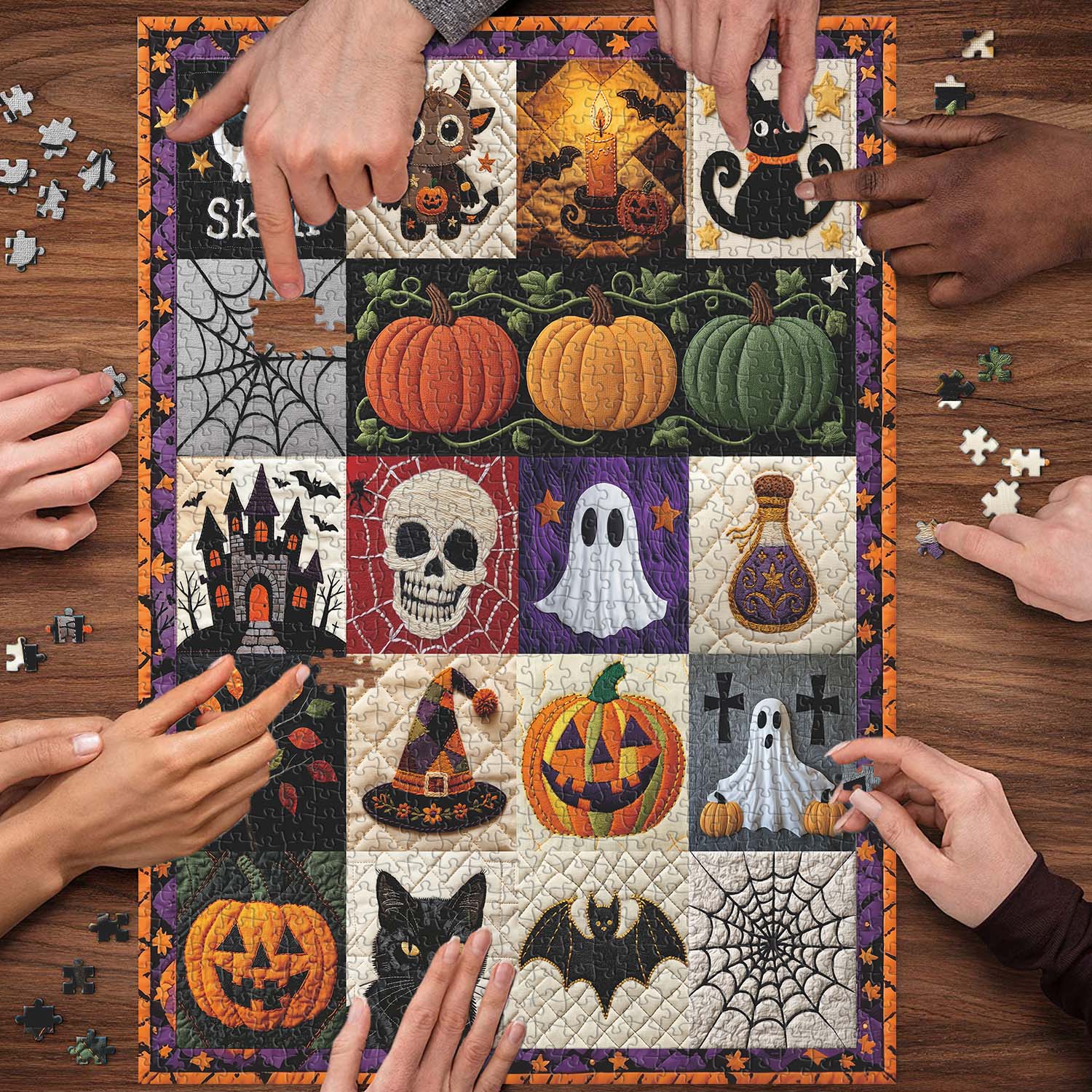 Halloween Collage Puzzle 1000 Teile