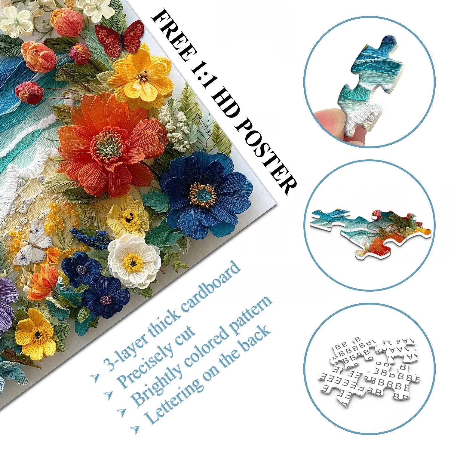 Sea & Bloom Jigsaw Puzzle 1000 Piece