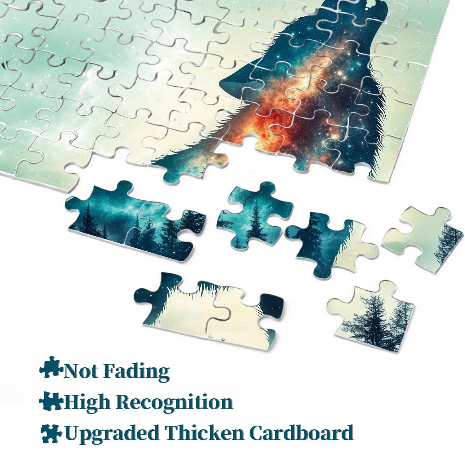 Starry Nightwolf Jigsaw Puzzles 1000 Pieces
