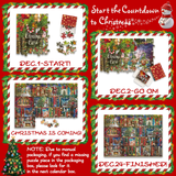 Christmas Treasure Hunt Advent Calendar Jigsaw Puzzle 1000 Pieces