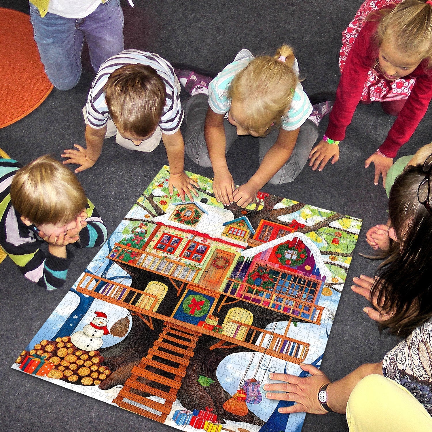 Christmas Treehouse Jigsaw Puzzle 1000 Pieces