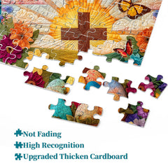 Easter Eggs & Cross Jigsaw Puzzle 1000 Pieces