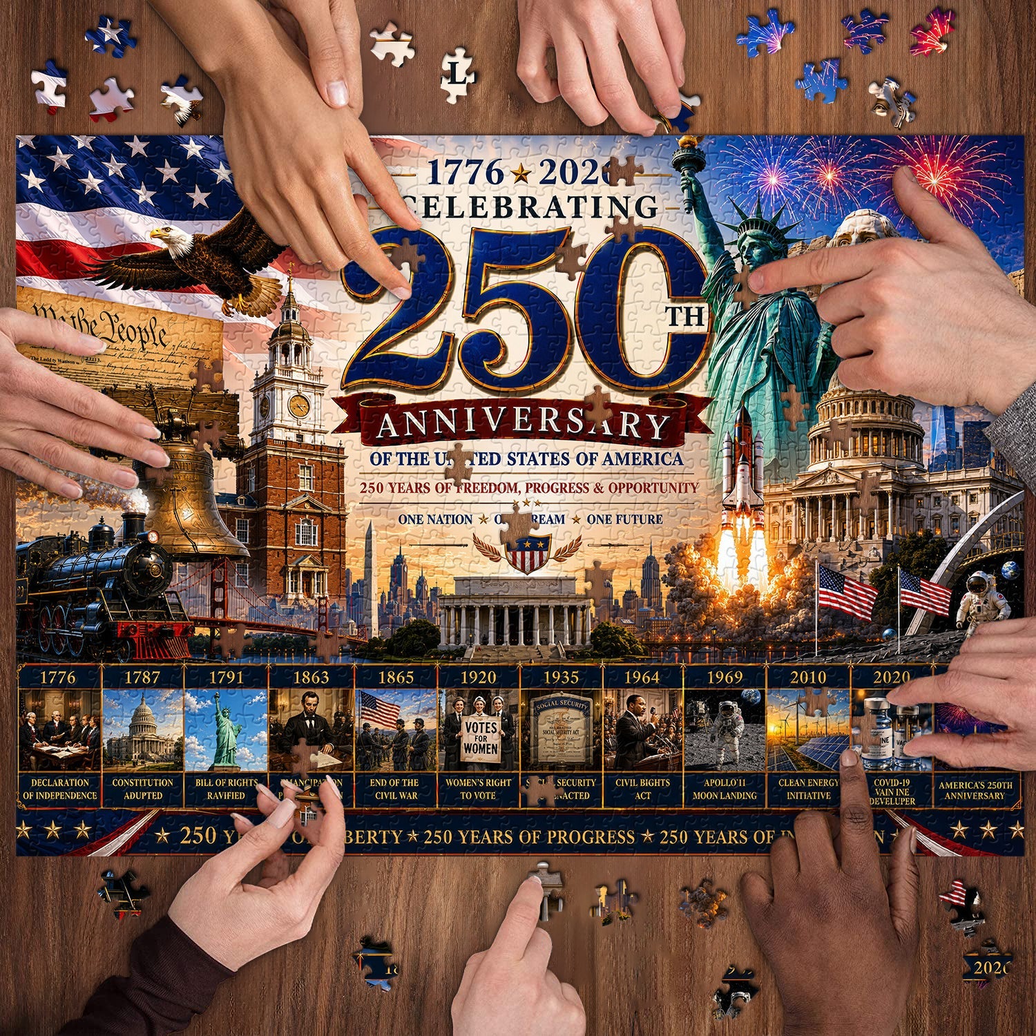 Puzzle Gloire et Avenir 1000 pièces