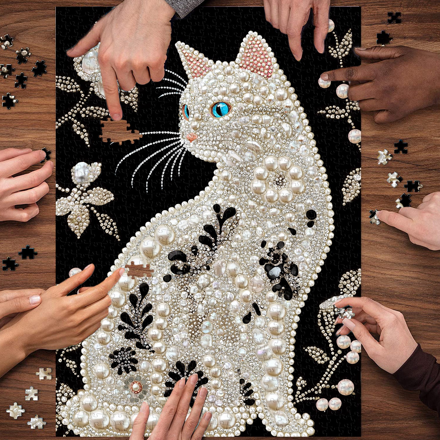 Star Diamond Cat Jigsaw Puzzle 1000 Pieces