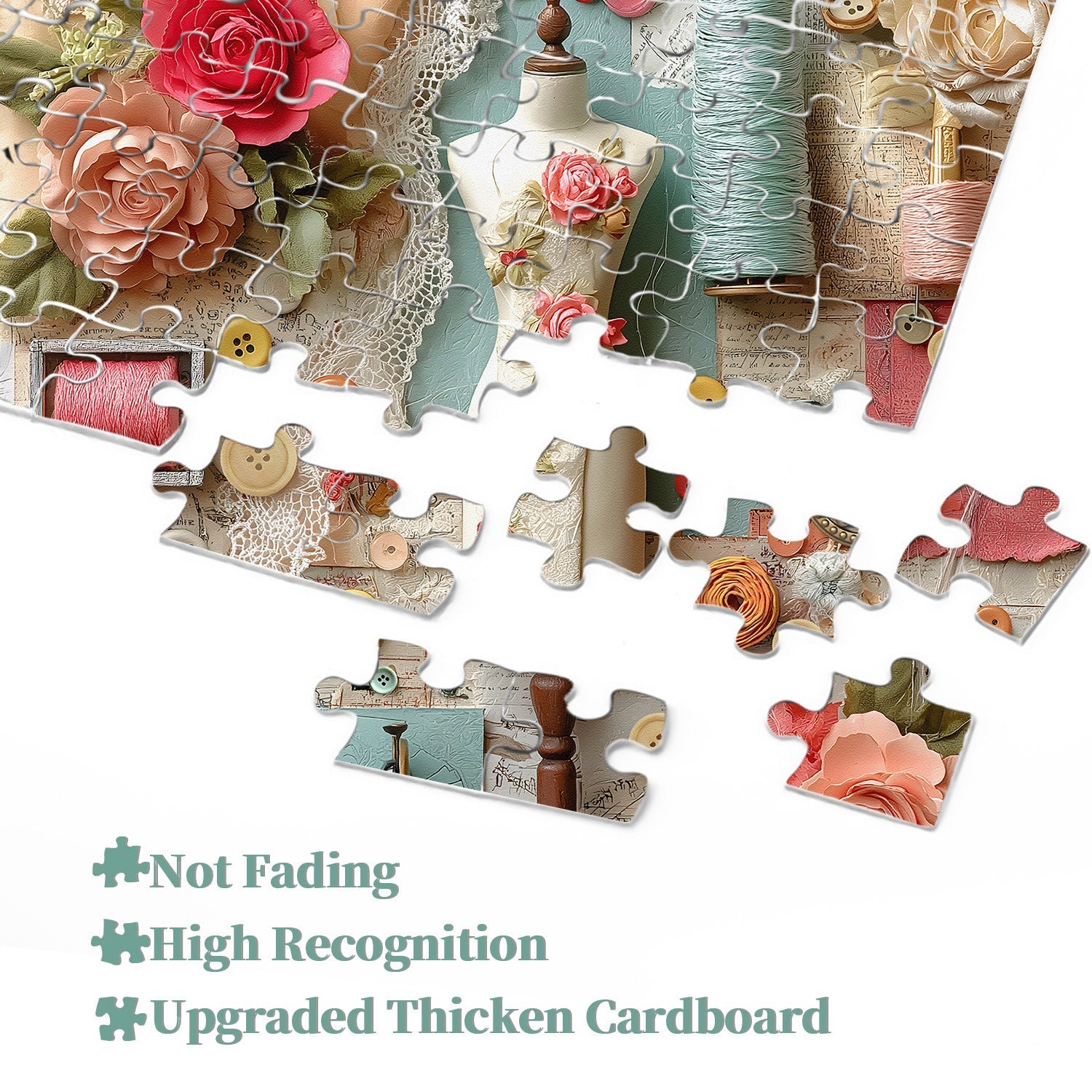 Floral Sewing Atelier Puzzle 1000 Teile