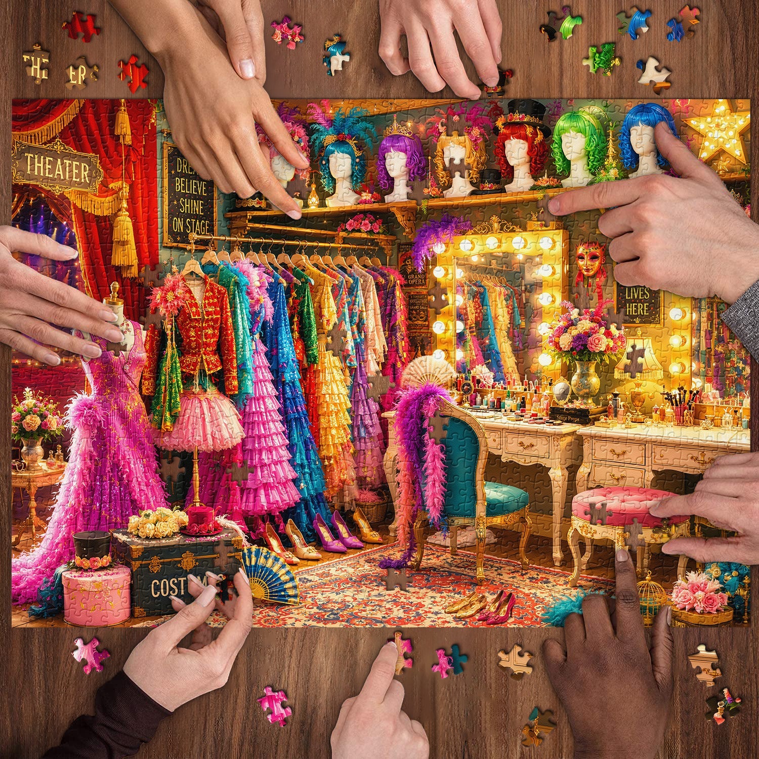Theaterschätze igsaw Puzzle 1000 Teile