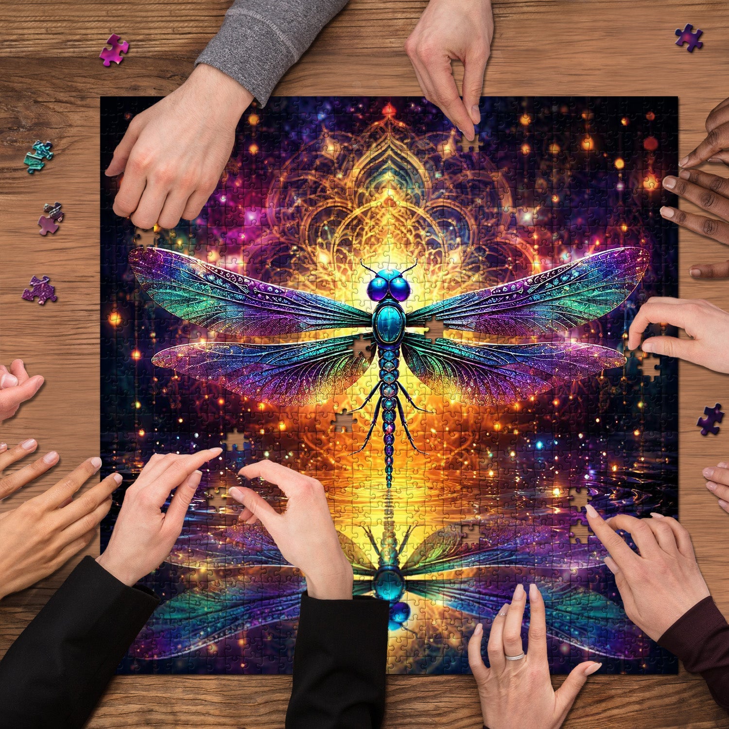 Heiliges Licht Libelle Puzzle 1000 Teile