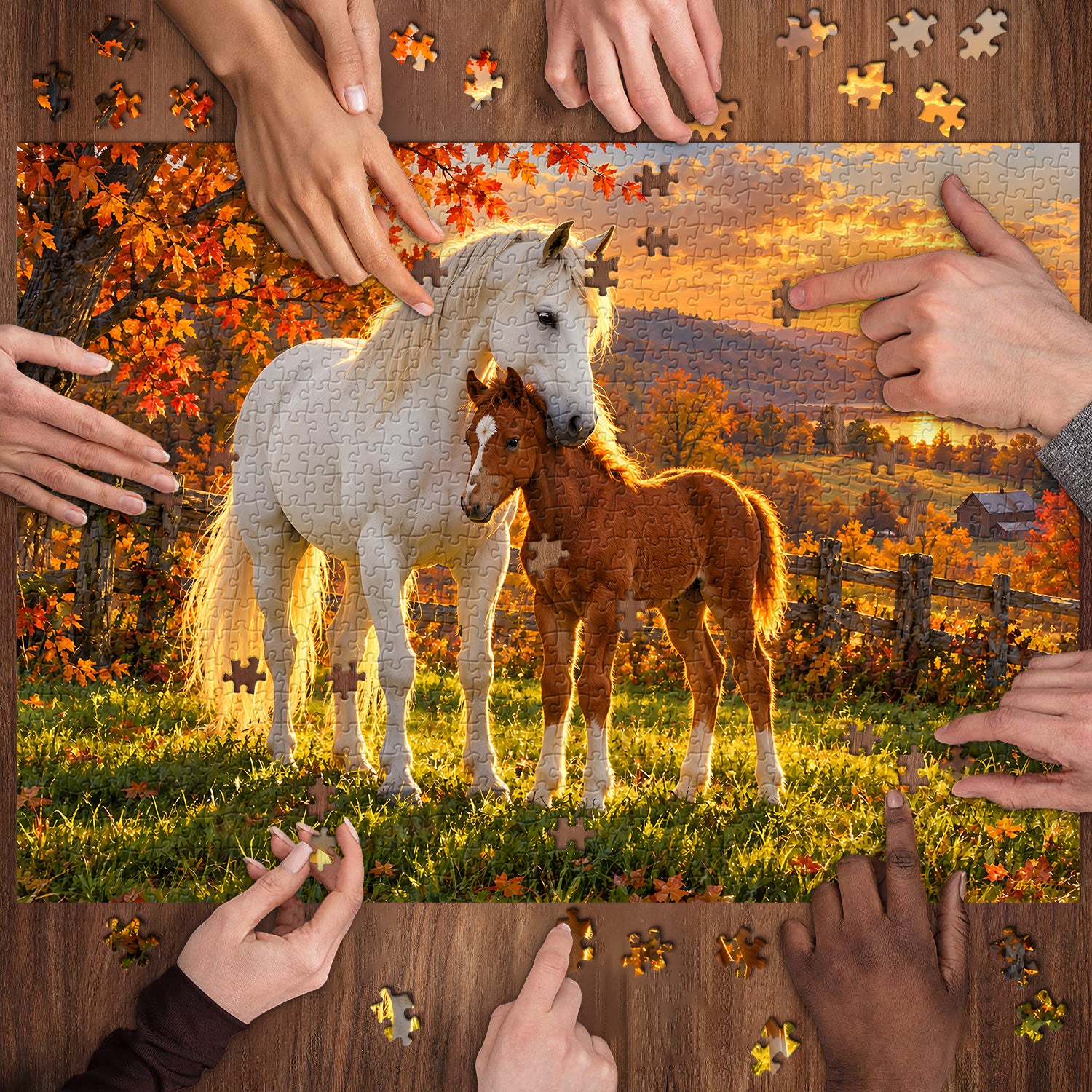 Tender Embrace Jigsaw Puzzle 1000 Pieces