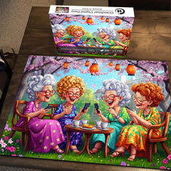 Grandmas' Digital Party Jigsaw Puzzle 1000 Pieces