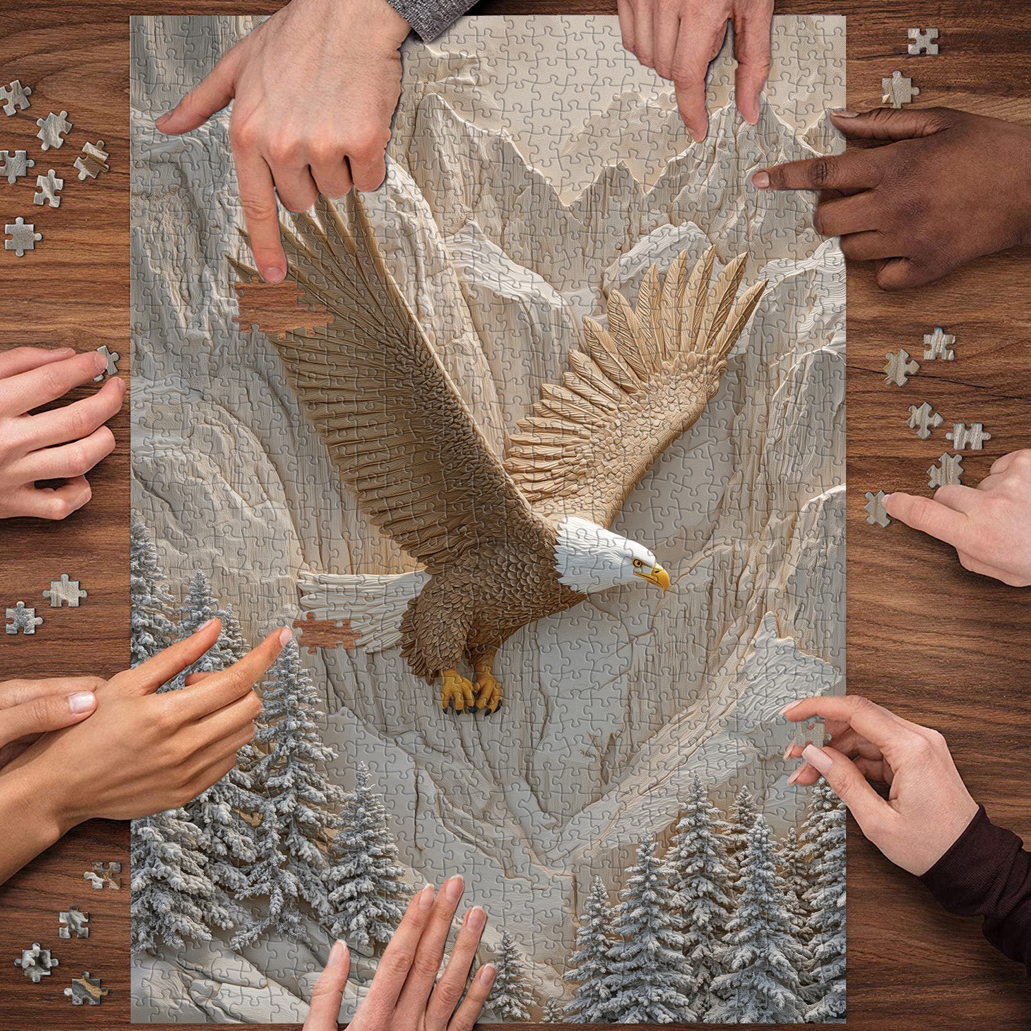 Wings Over Peaks Puzzle 1000 Teile