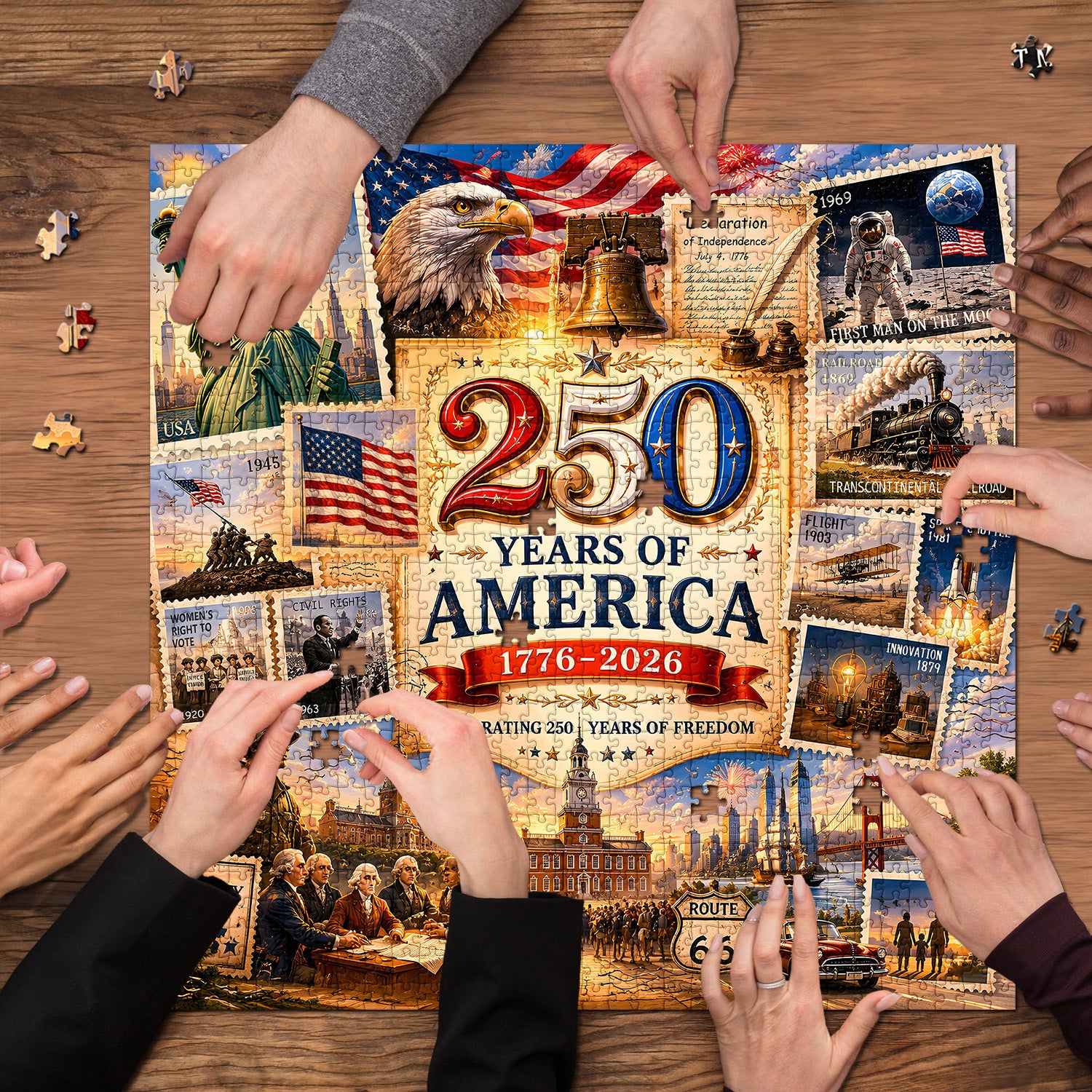 The American Journey Jigsaw Puzzle 1000 Pieces