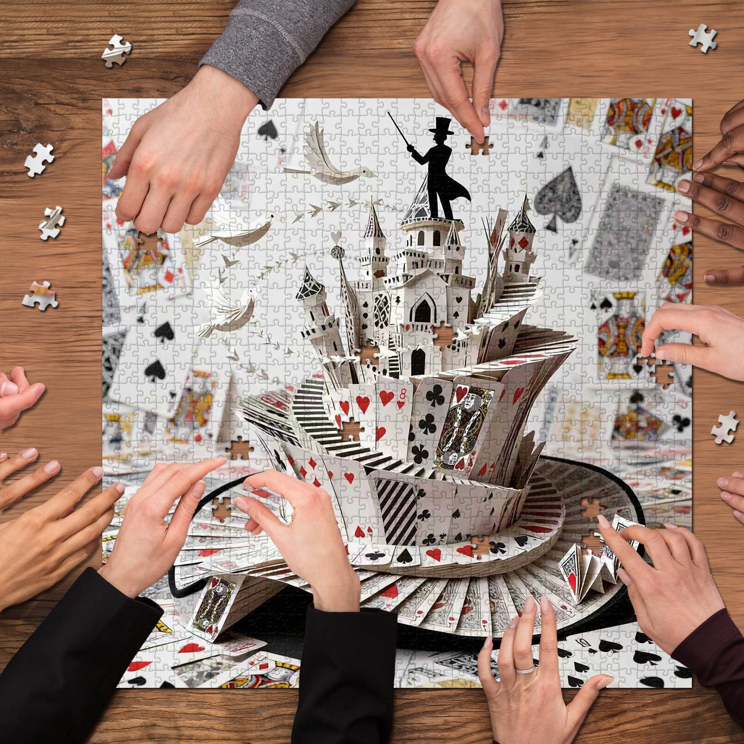 Das Spiralpuzzle des Zauberers, 1000 Teile