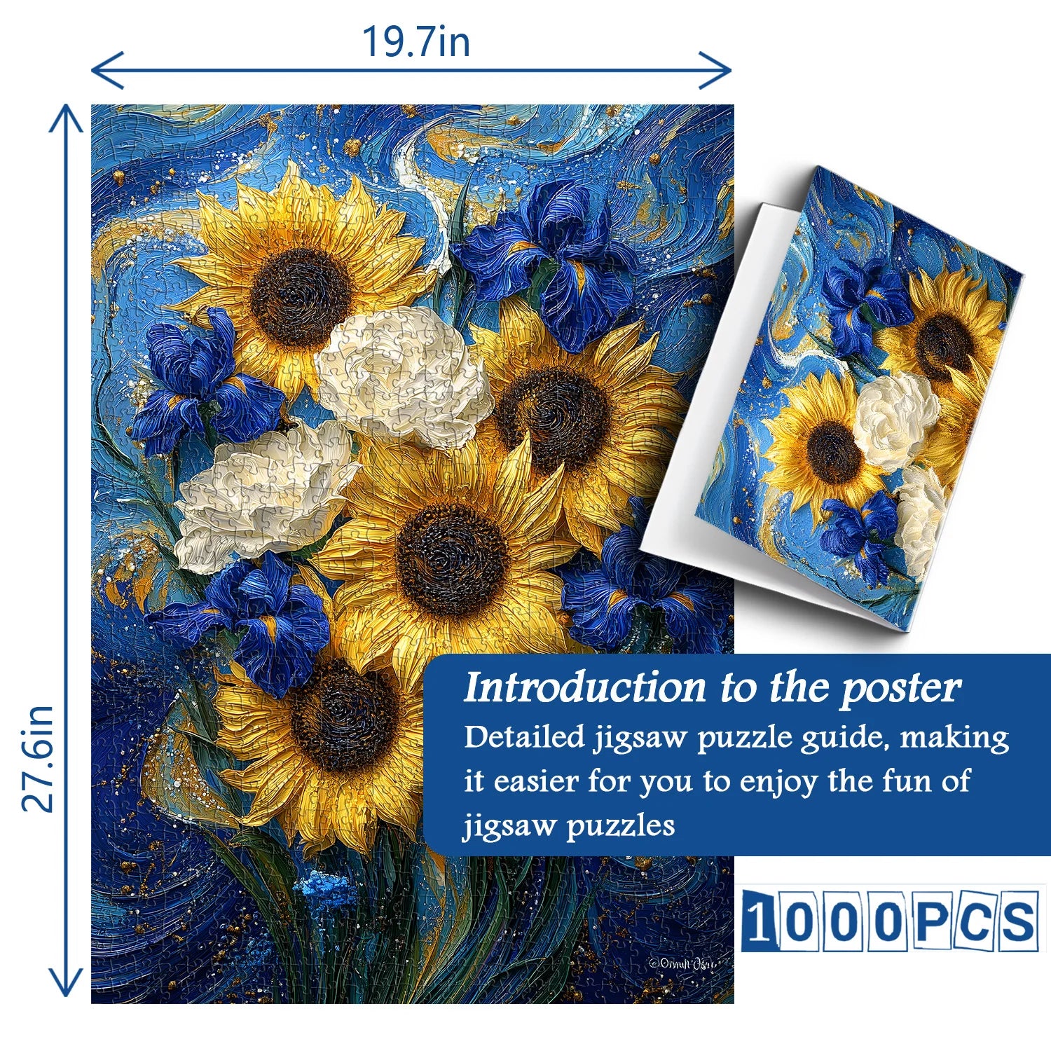 Starry Bloom Jigsaw Puzzle 1000 Pieces