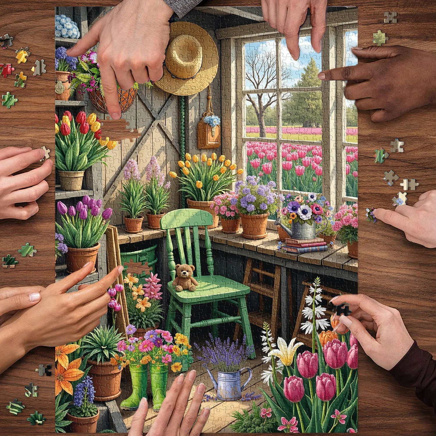 Gardener Flower Room Jigsaw Puzzle 1000 Pieces
