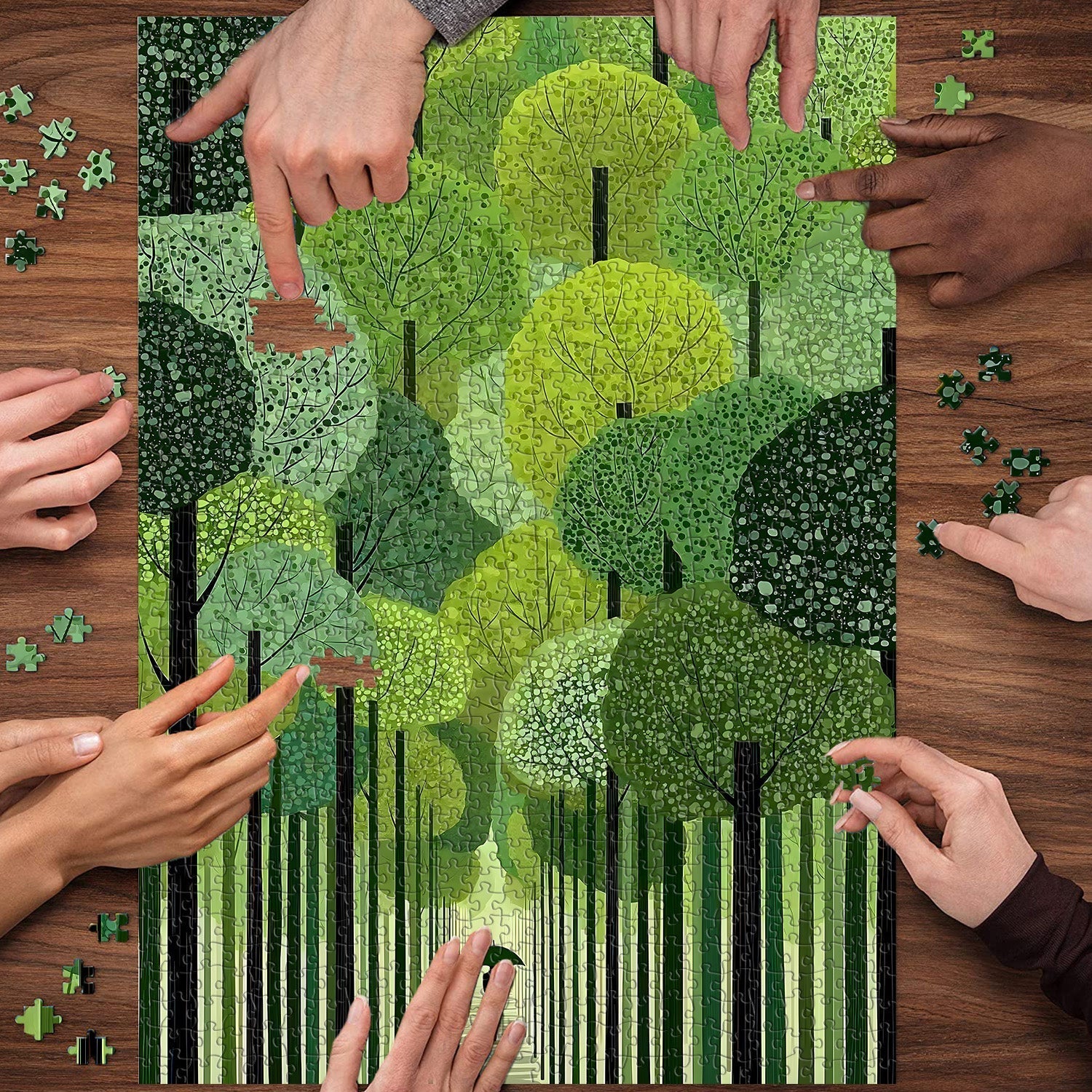Verdant Path Jigsaw Puzzle 1000 Pieces