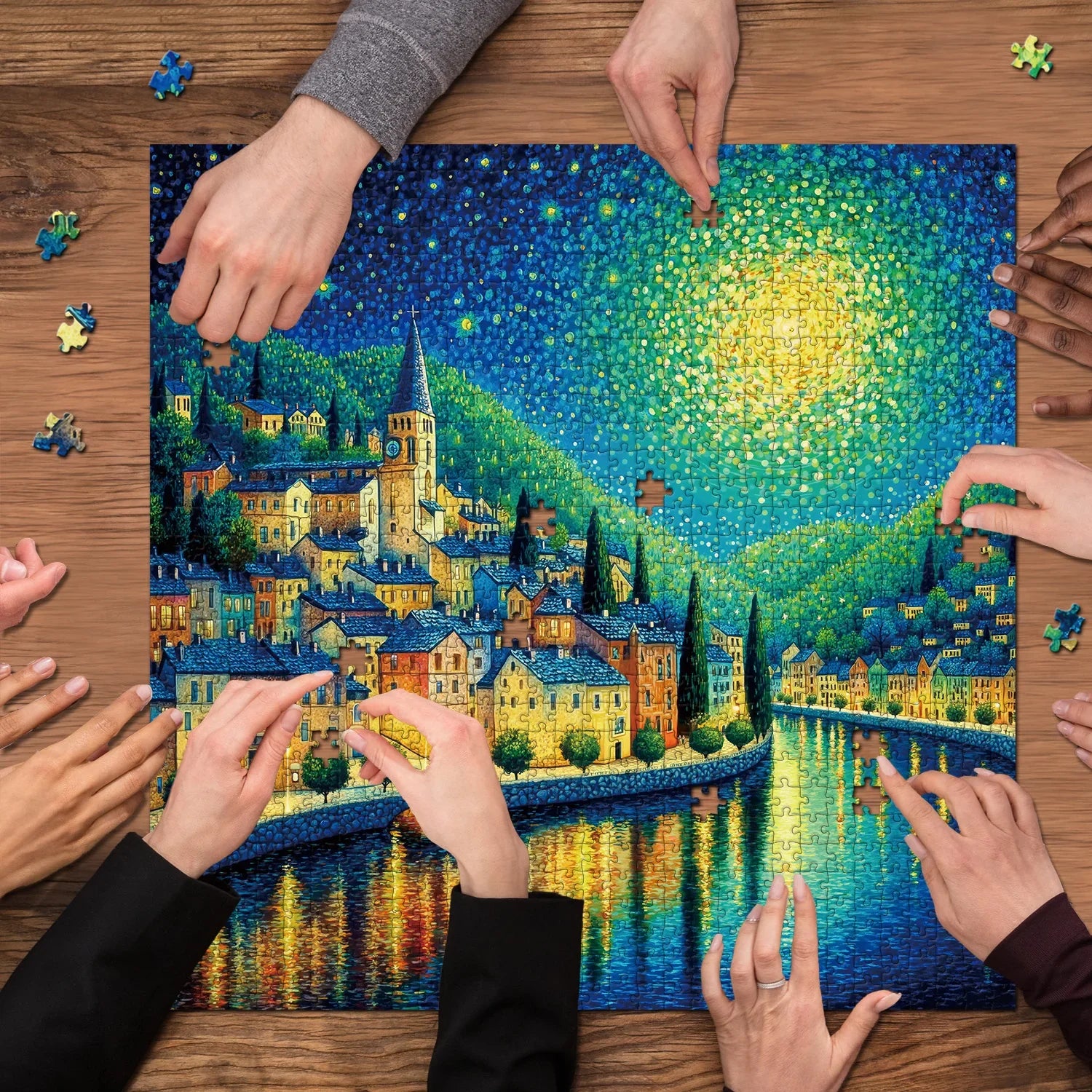 Starry Village Puzzle 1000 pièces 1000 pièces