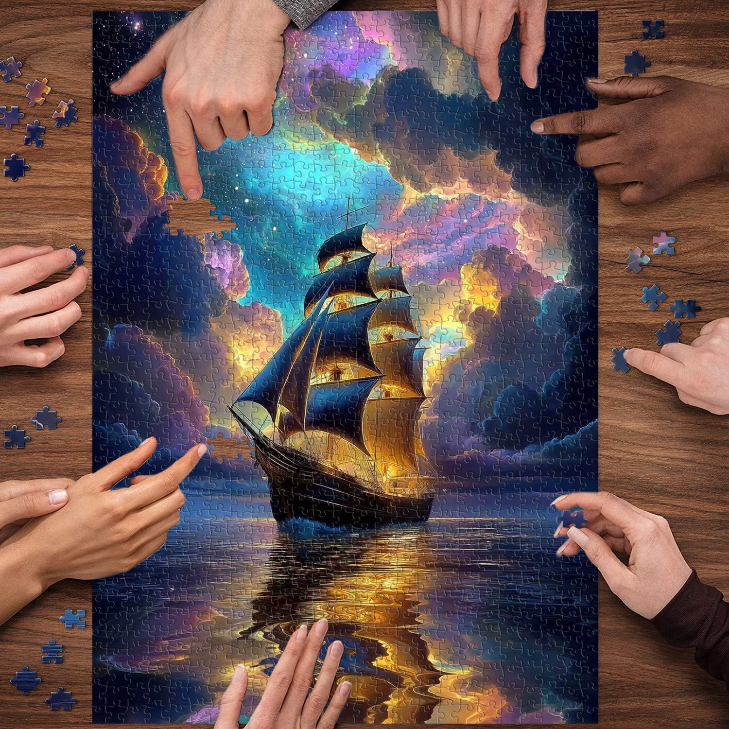 Starlit Sailing Puzzle 1000 Teile