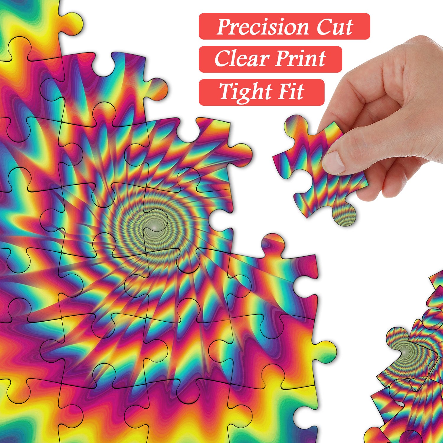 Rainbow Motion Illusion Jigsaw Puzzle 1000 Pieces