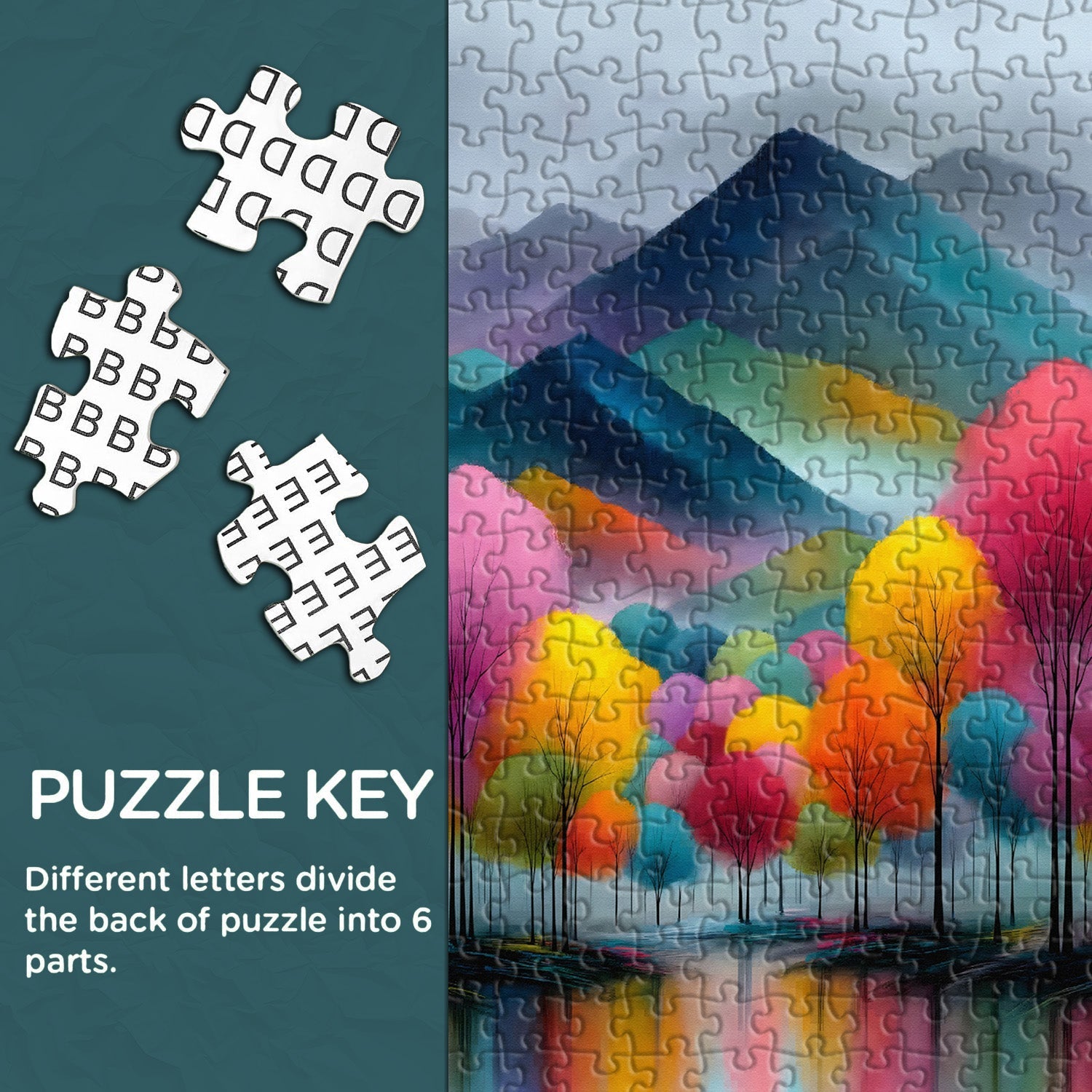 Colorful Landscape Jigsaw Puzzle 1000 Pieces