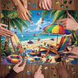 Summer Beach Jigsaw Puzzles 1000 Pieces