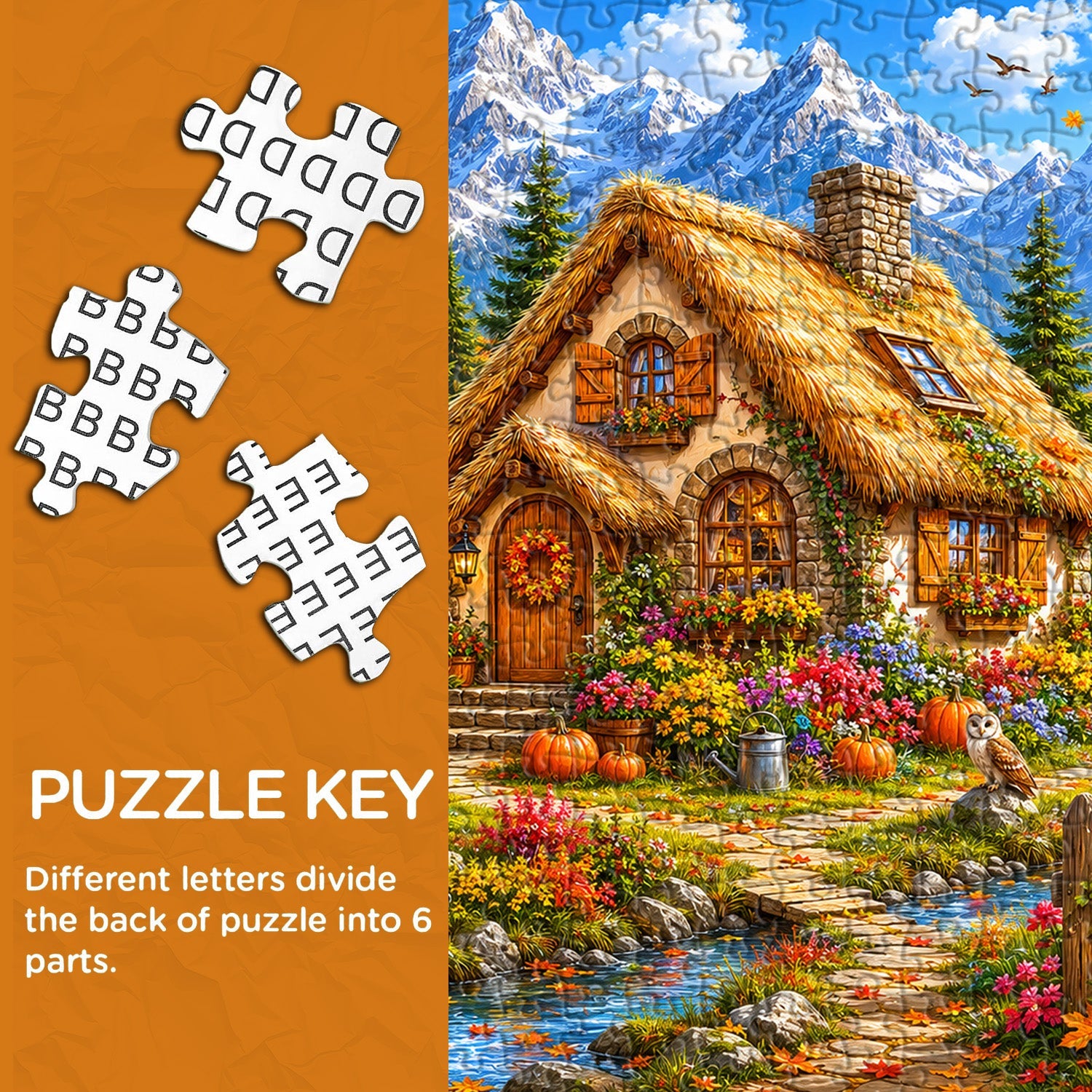 Puzzle Fall Pumpkin Cottage 1000 pezzi