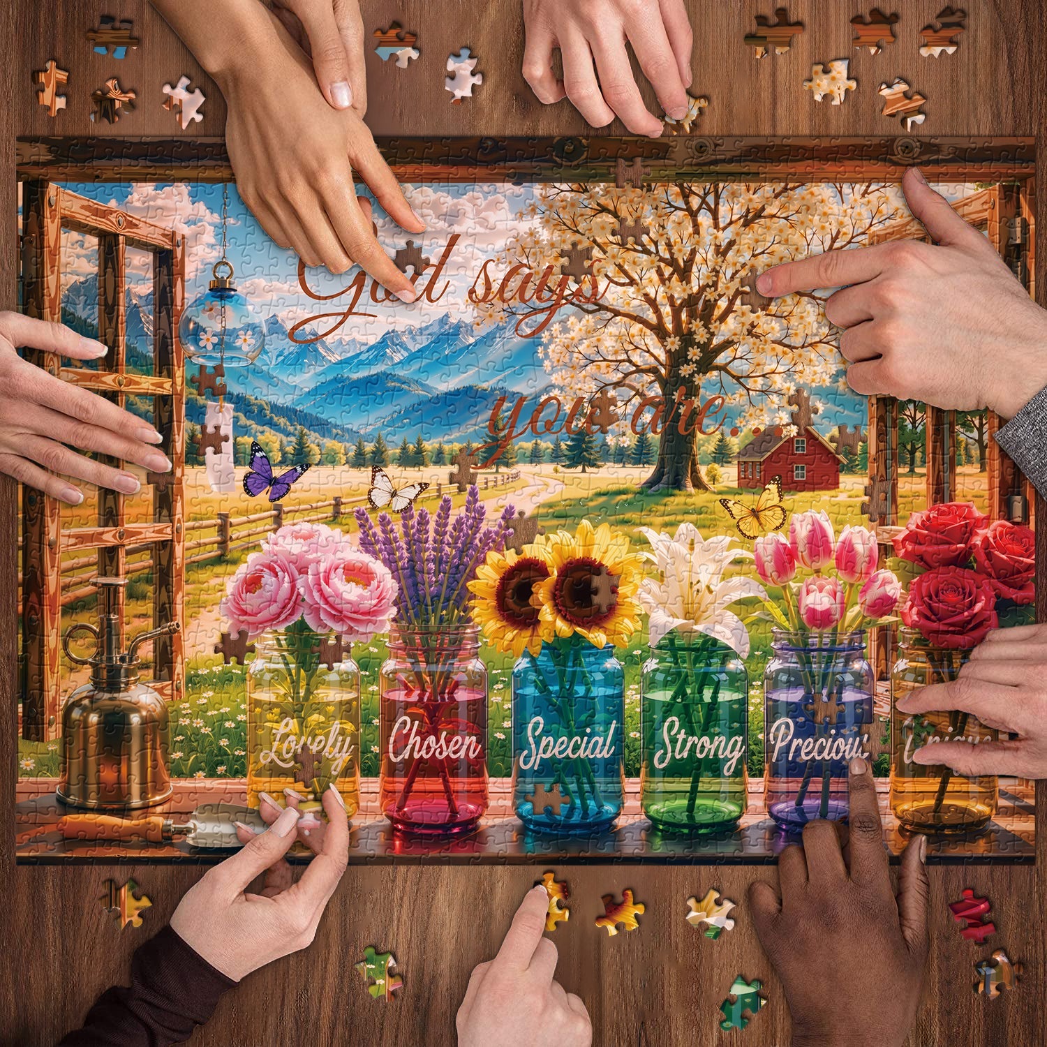 Puzzle Benedizione Pastorale 1000 Pezzi