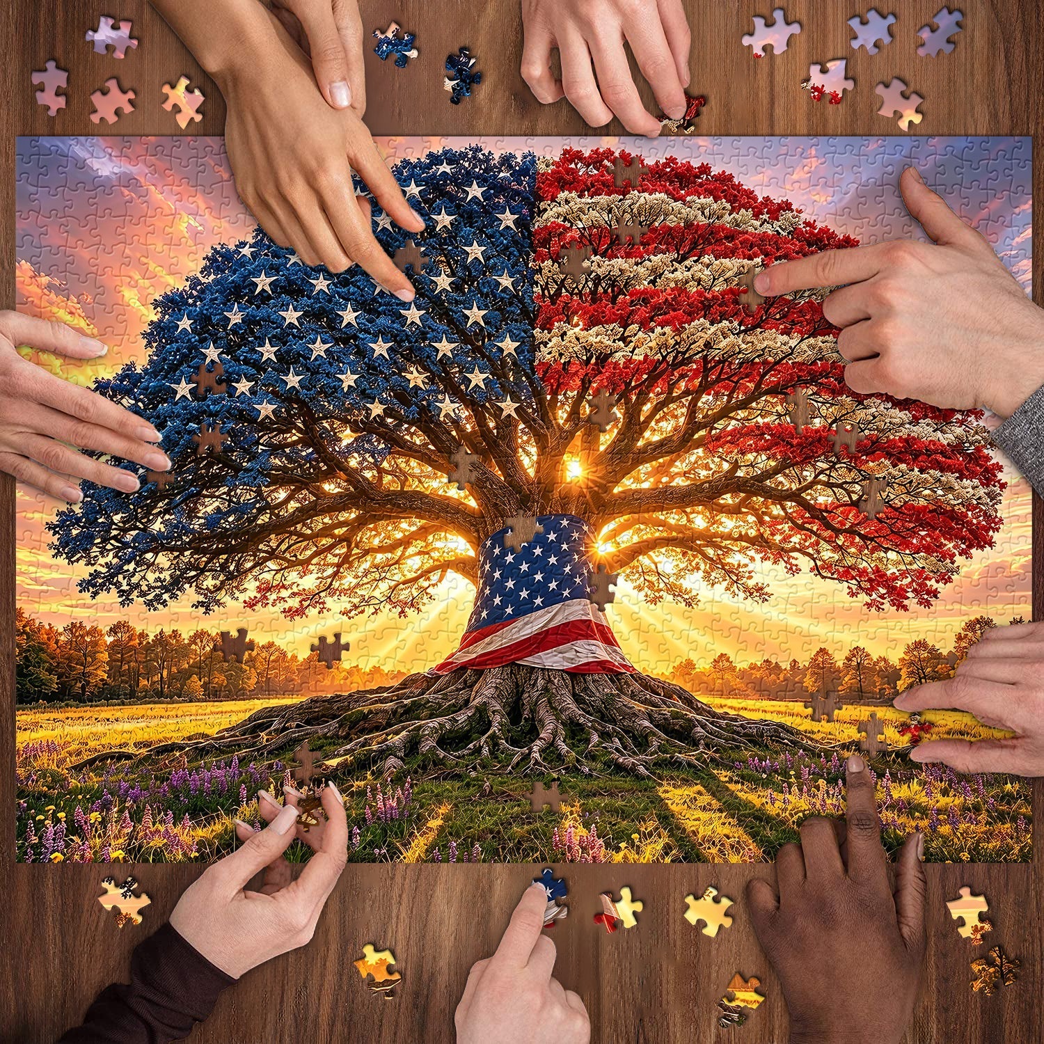 Liberty Root Oak Jigsaw Puzzle 1000 Pieces