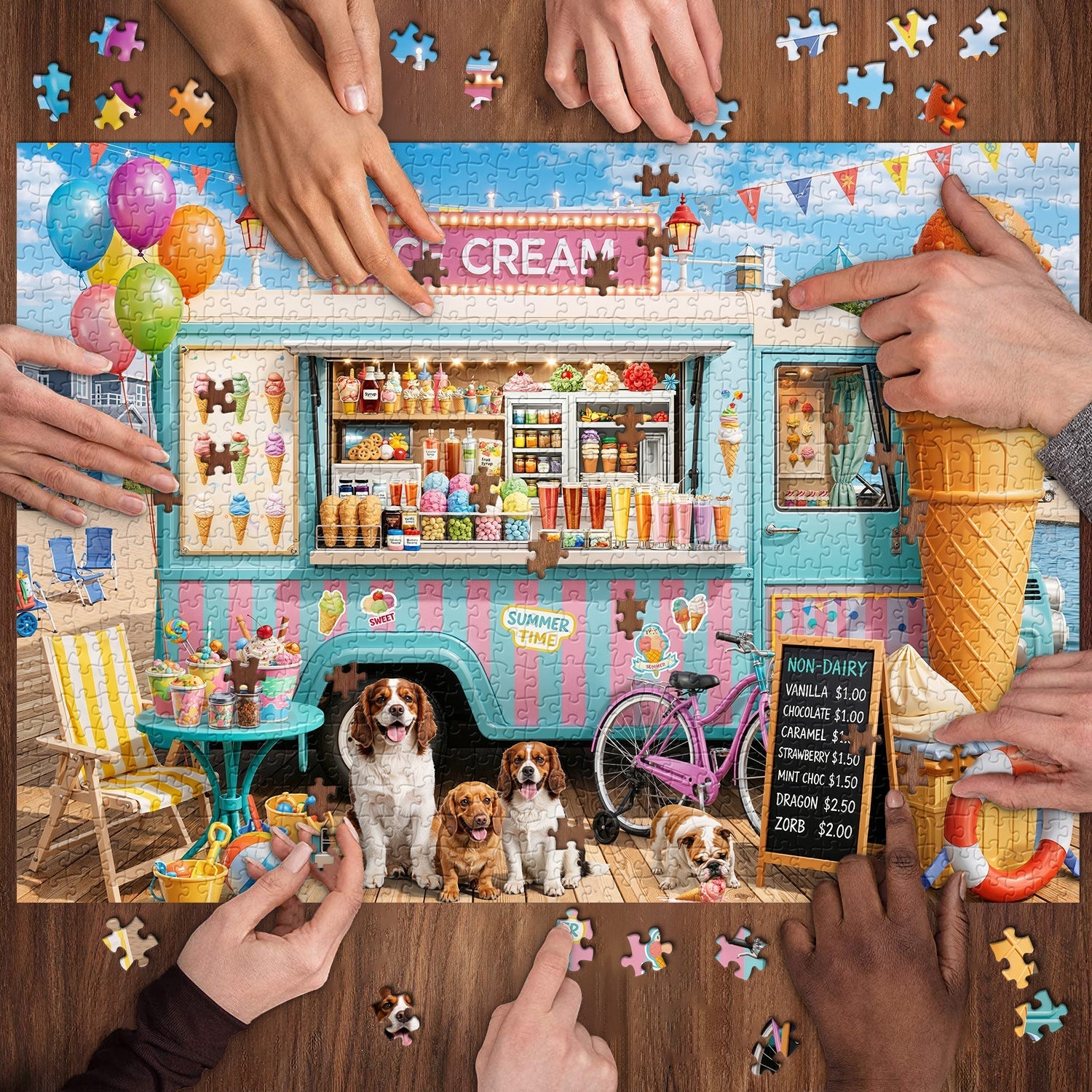 Puzzle Summer Scoops de 1000 piezas