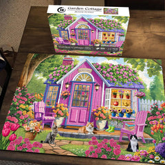Garden cottage puzzle puzzle 1000 pezzi