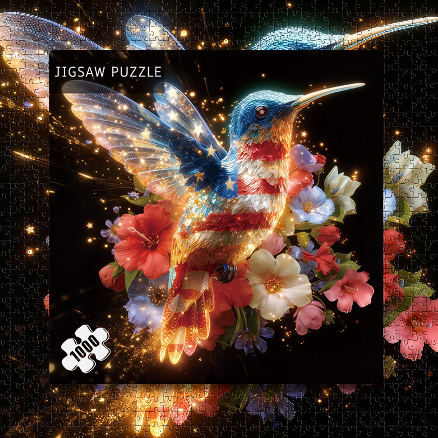Freedom Hummingbird Jigsaw Puzzle 1000 Pieces