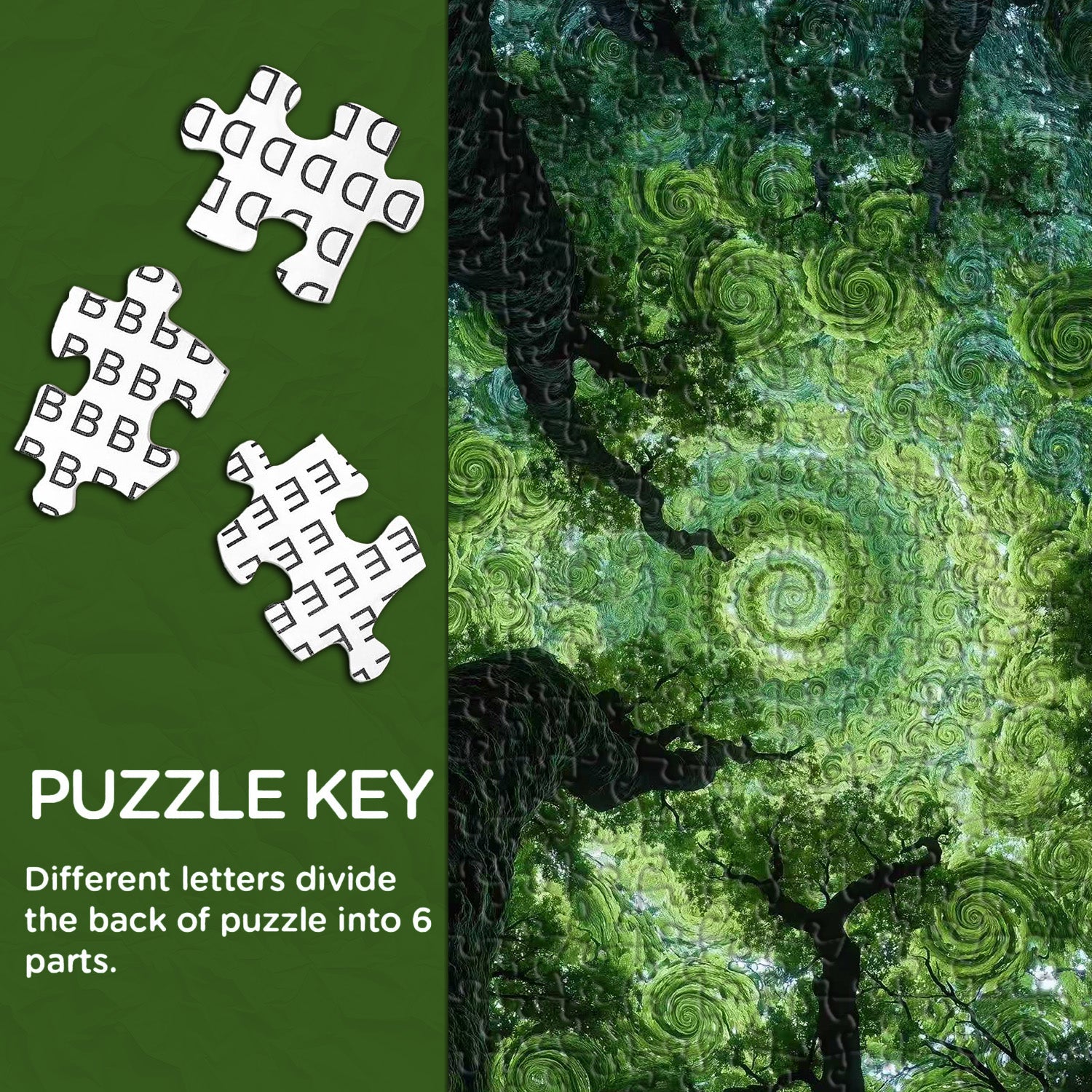 Whirlpool Forest Jigsaw Puzzle 1000 Pieces