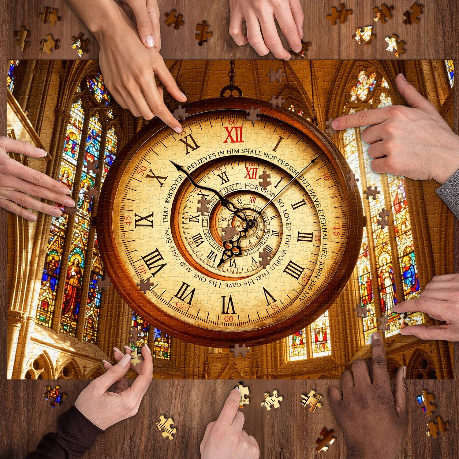 Puzzle Cathédrale du Temps et de la Lumière 1000 pièces