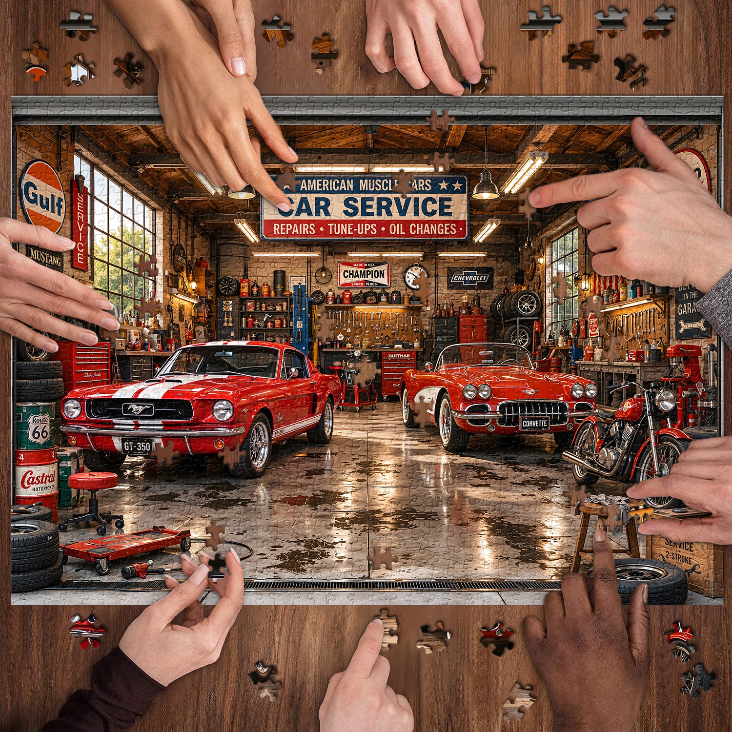 Puzzle American Dream Garage da 1000 pezzi