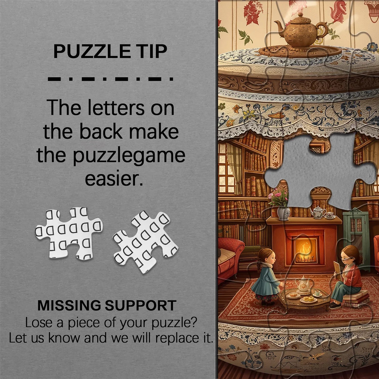 Accogliente puzzle a squarciale 1000 pezzi