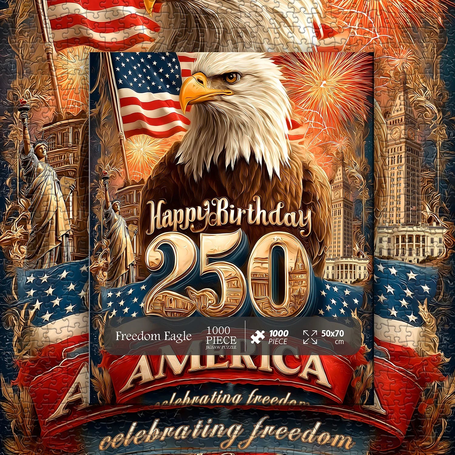Freedom Eagle Jigsaw Puzzle 1000 Pieces