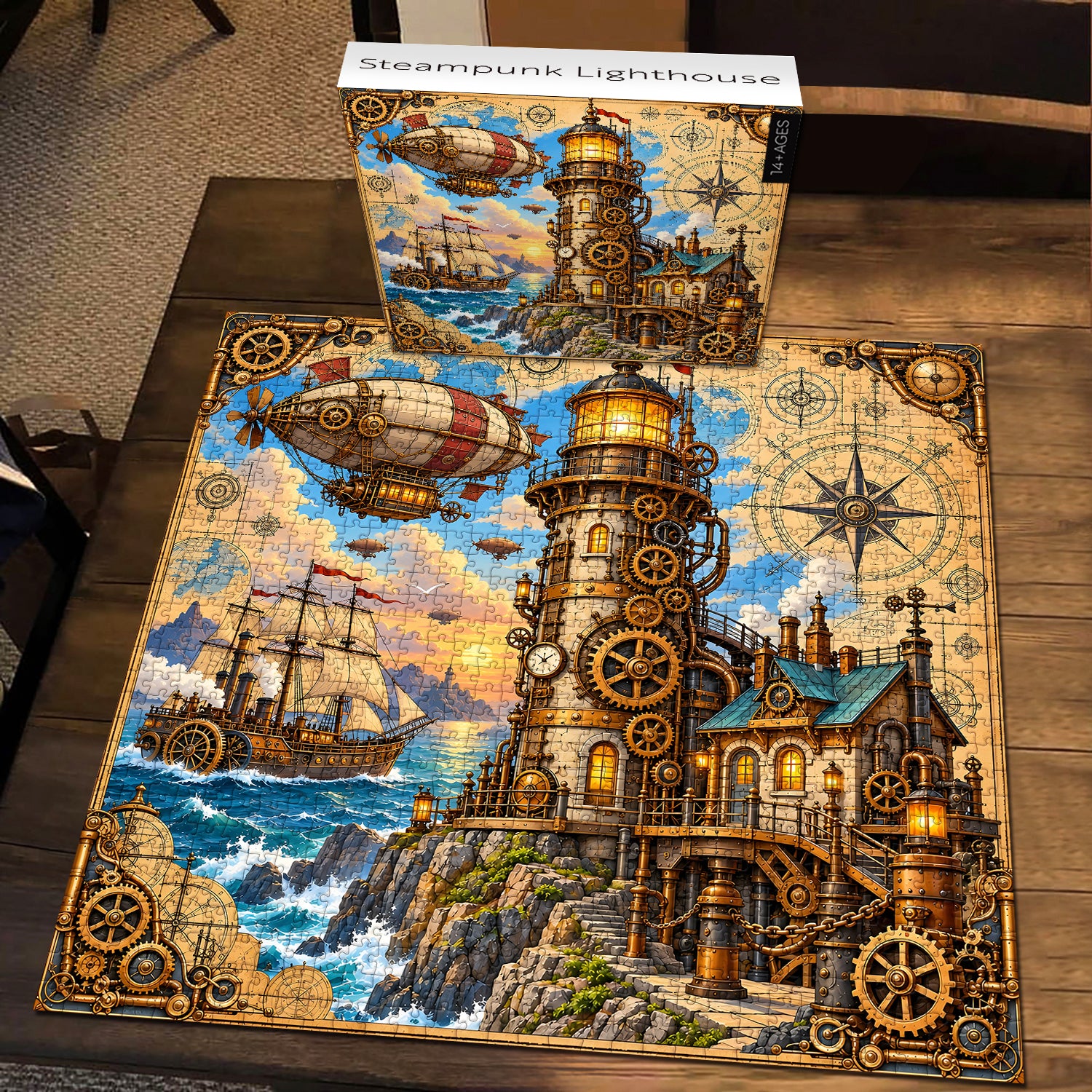Steampunk Lighthouse Jigsaw Puzzle 1000 Pieces