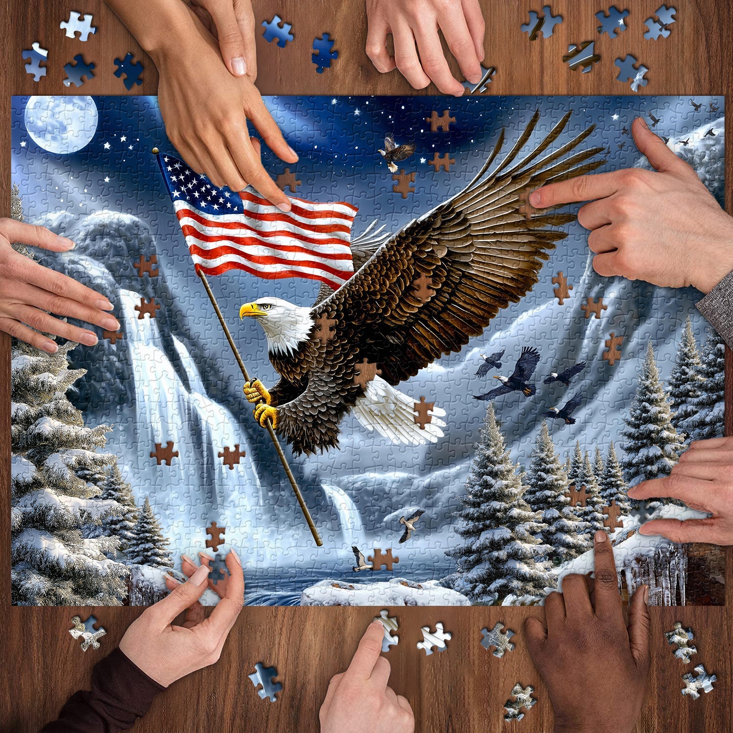 Puzzle Ailes de la Liberté 1000 pièces