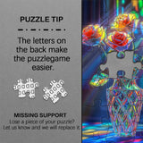 Stained Glass Sunbeam Roses Jigsaw Puzzles 1000 Pieces