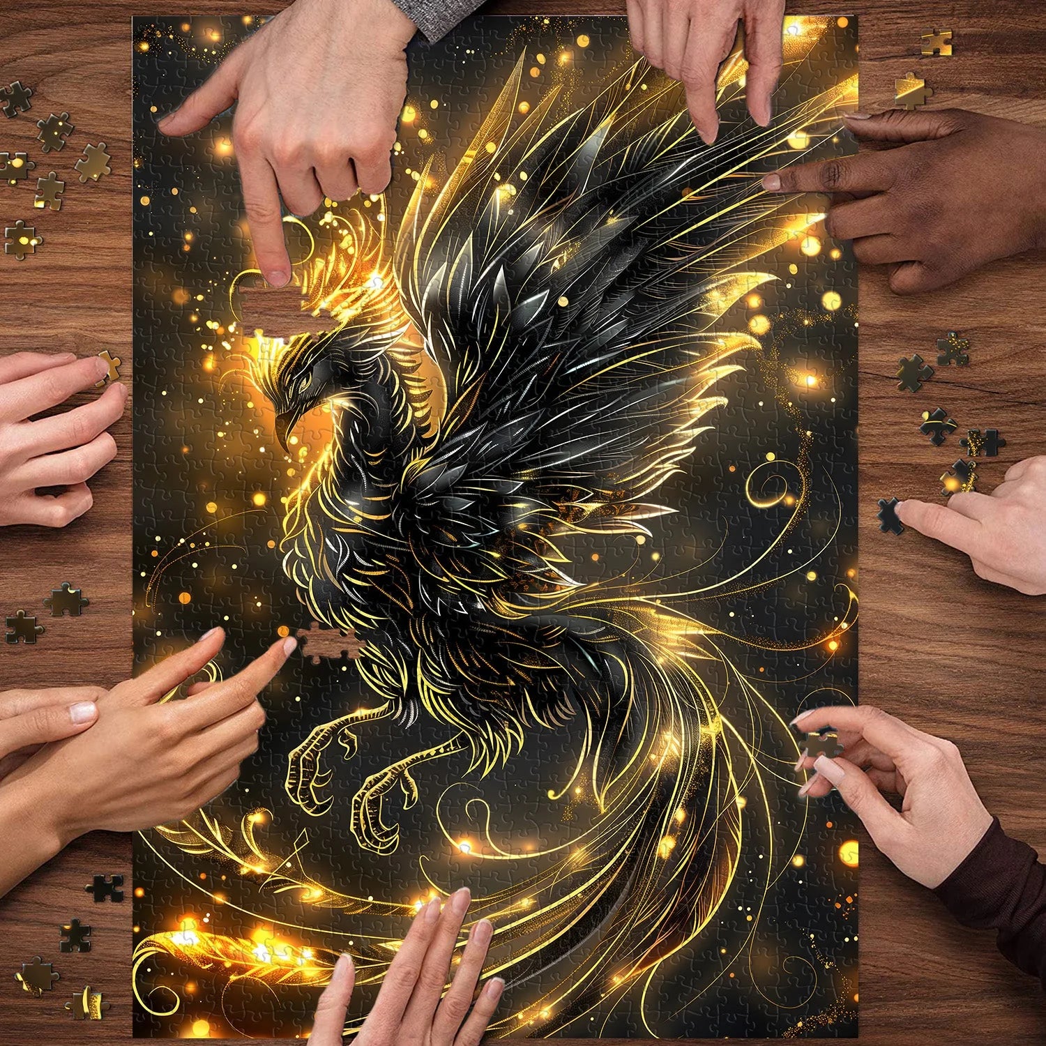 Golden Phoenix Puzzle 1000 Puzzle 1000