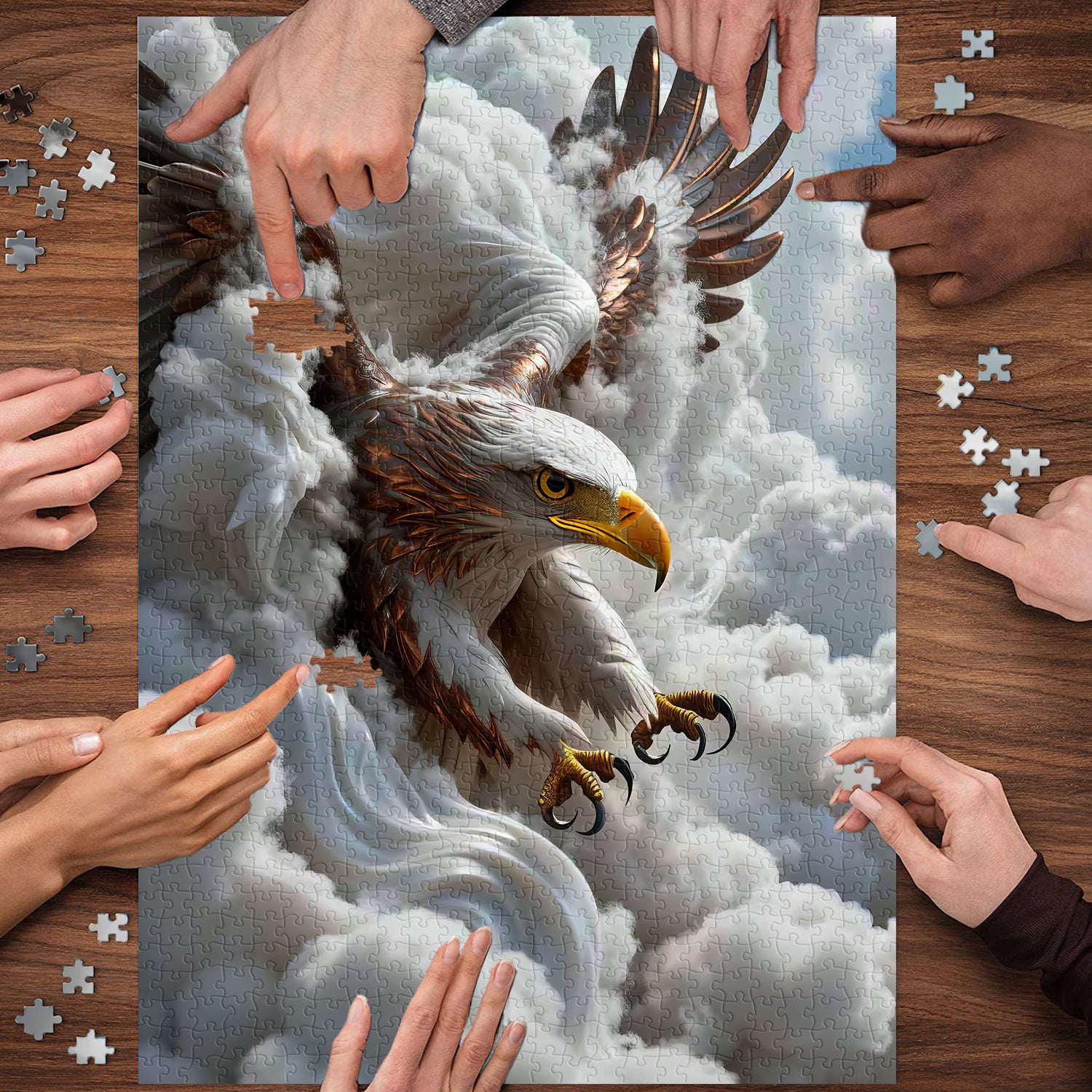 Soaring Beyond the Clouds Jigsaw Puzzle 1000 Pieces