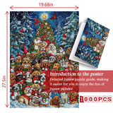 Christmas Canines Jigsaw Puzzle 1000 Pieces