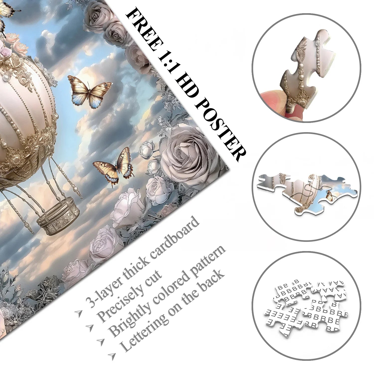 Fantasy Hot Air Ballon Puzzles 1000 Stücke