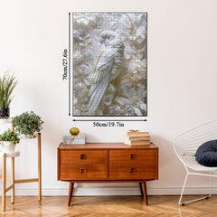 Weißer Papierkut Papagei Jigsaw Puzzle 1000 Stücke