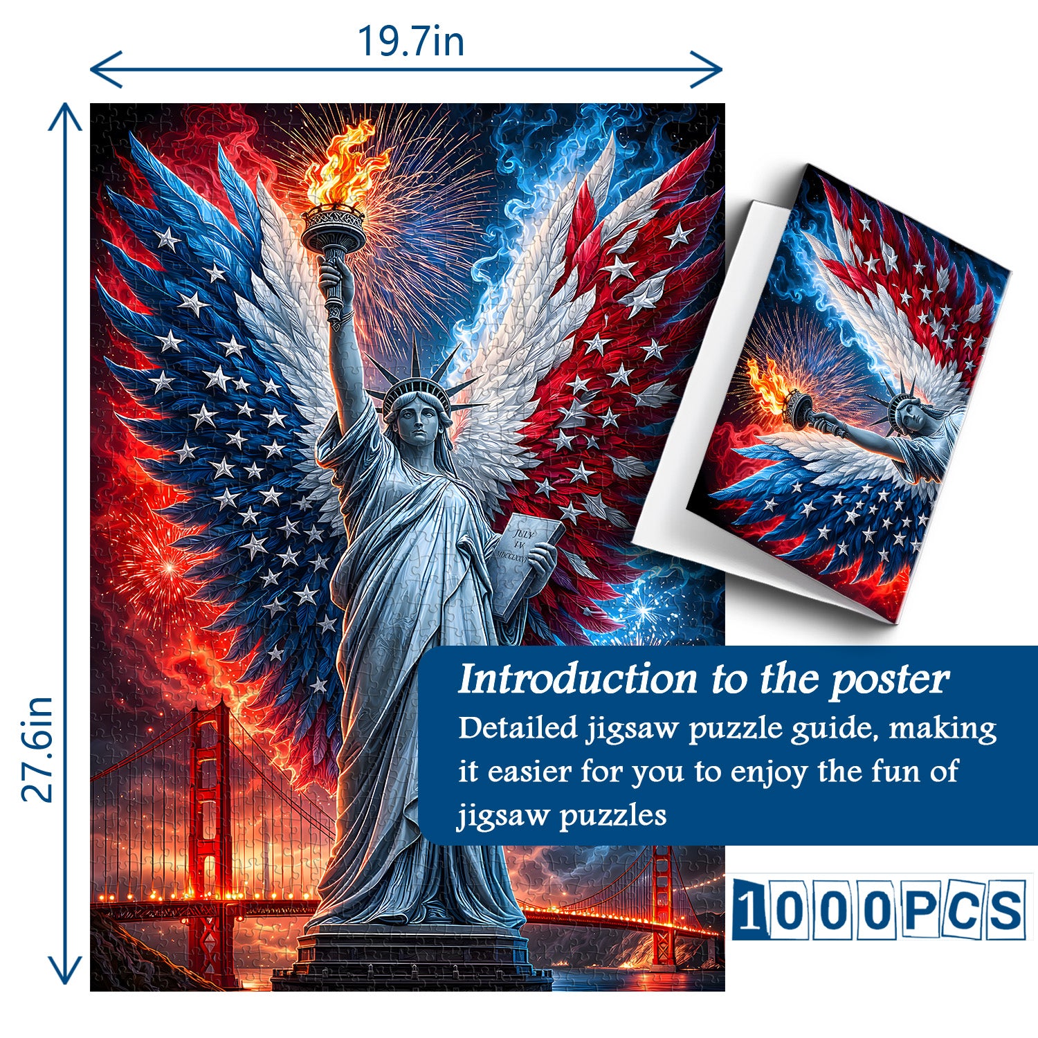 Guardian of Liberty Jigsaw Puzzle 1000 Pieces