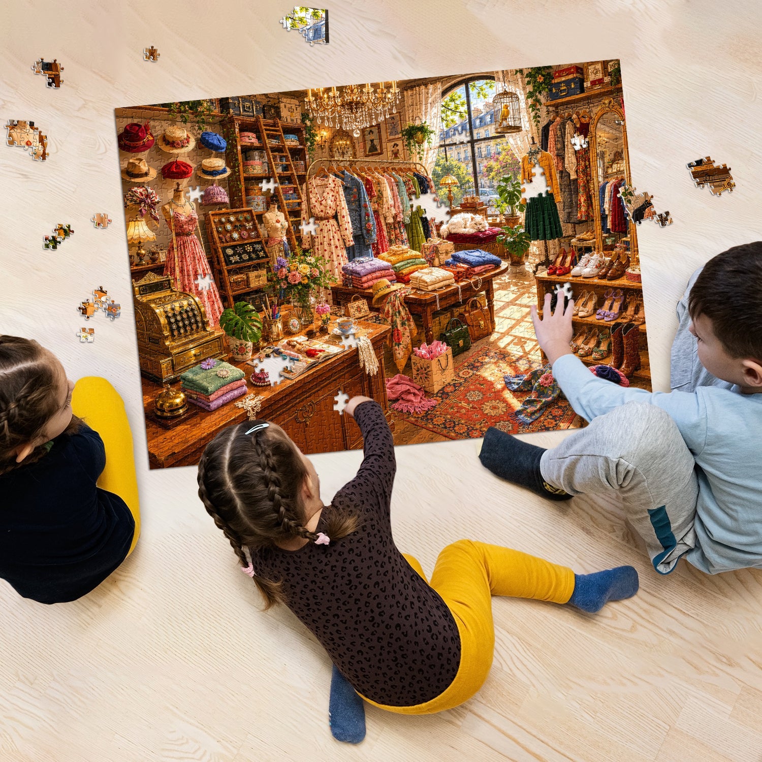 Paris Vintage Boutique Jigsaw Puzzle 1000 Pieces