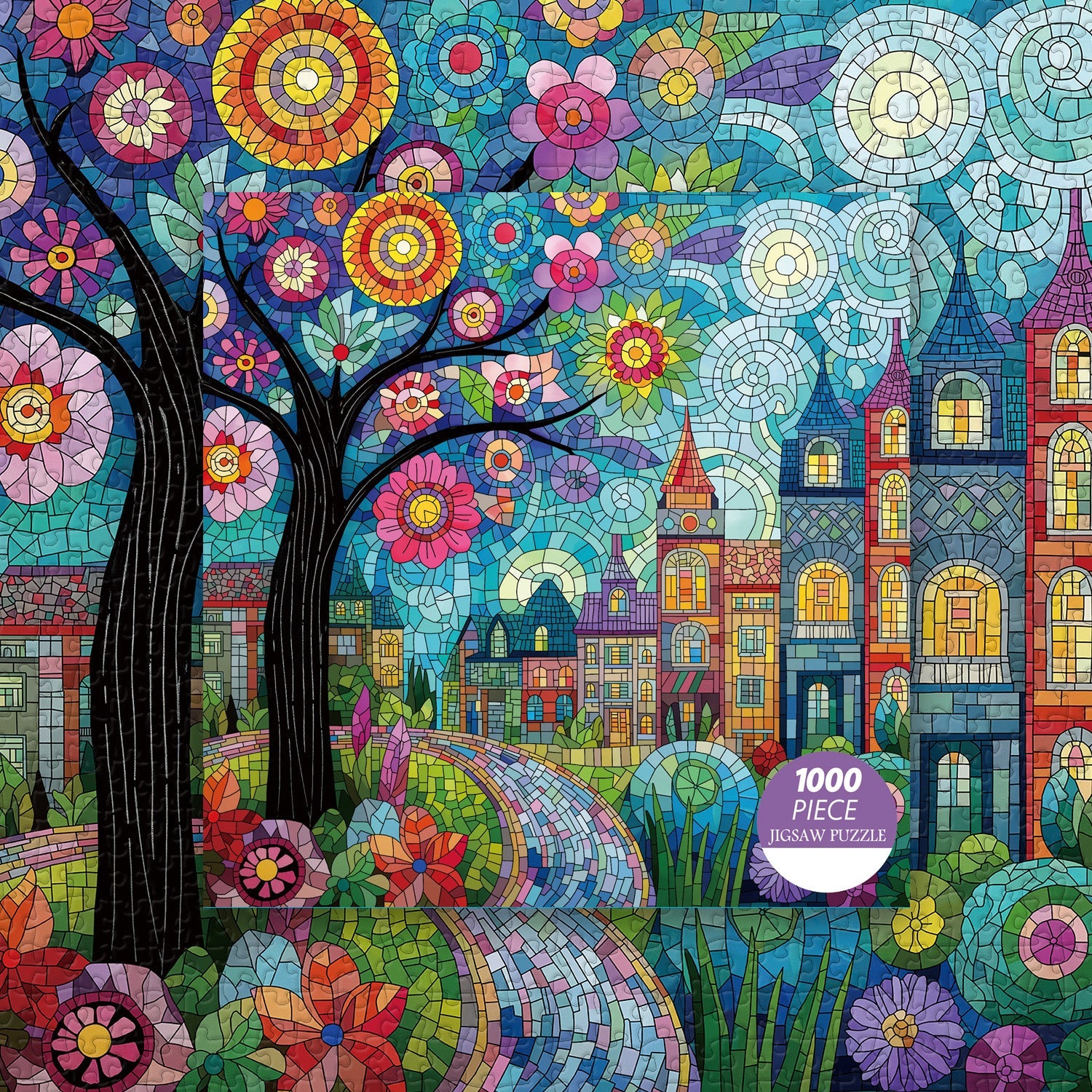 Blossom Town Jigsaw Puzzle 1000 Pieces